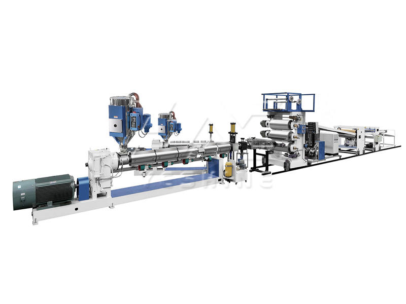 ABS Two Lines Sheet Extruder Machine