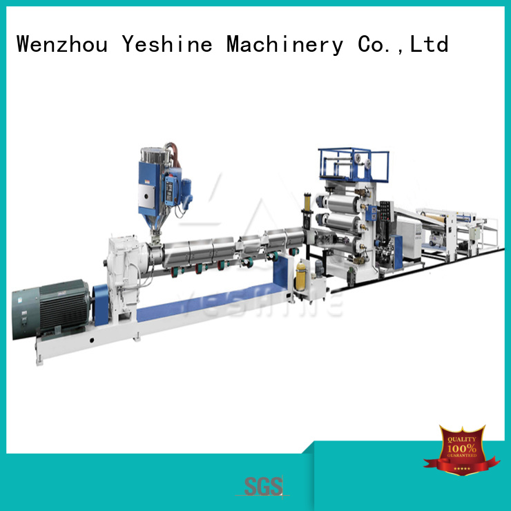 YESHINE plastic extruder machine for sale factory