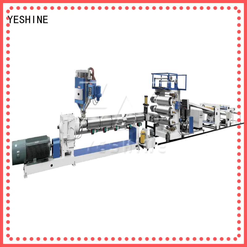 YESHINE line plastic sheet extruder machine price-favorable luggage