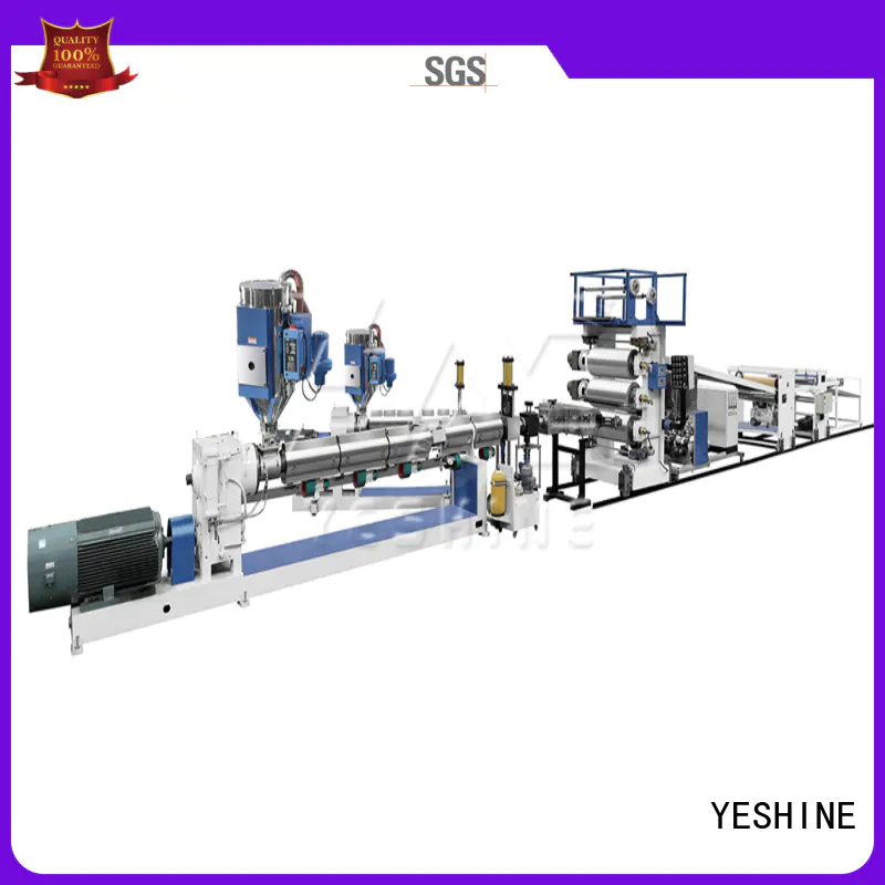 plastic sheet manufacturing machine YESHINE