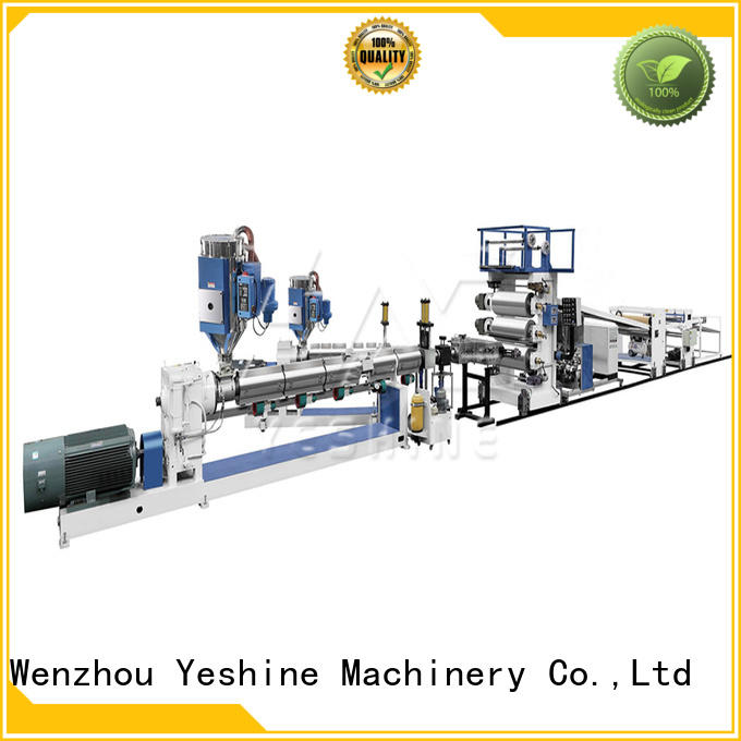 YESHINE recycled materials plastic extruder machine for sale high quality luggage