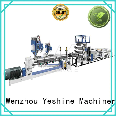 YESHINE recycled materials plastic extrusion machine factory price suitcase