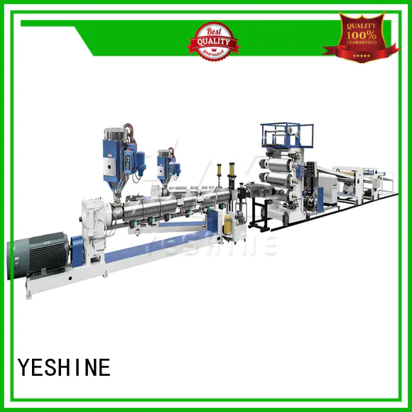 plastic sheet making machine factory price YESHINE