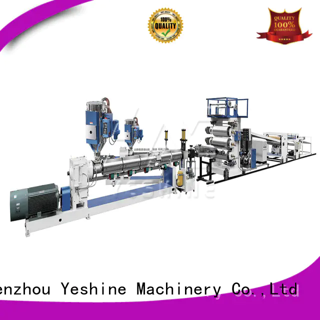 YESHINE quality-reliable plastic extruder machine for sale factory price luggage