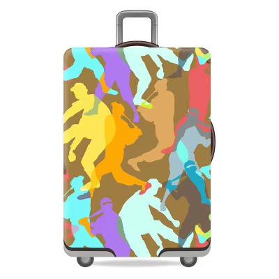 Custom Printed High Elasticity Protective Spandex Luggage Cover