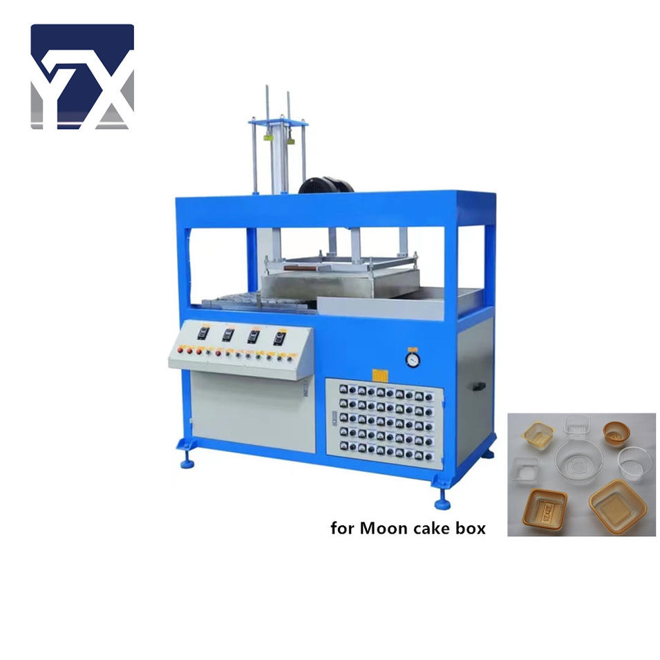 Easy operation Single working station plastic vacuum blister forming machine