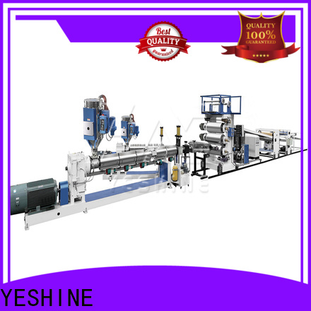 YESHINE plastic sheet making machine Suppliers