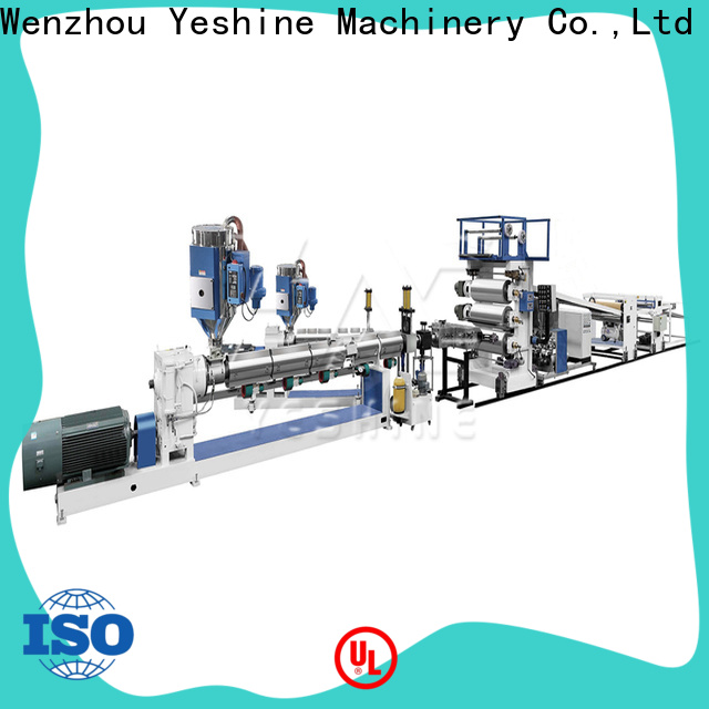 YESHINE plastic sheet extruder machine for business