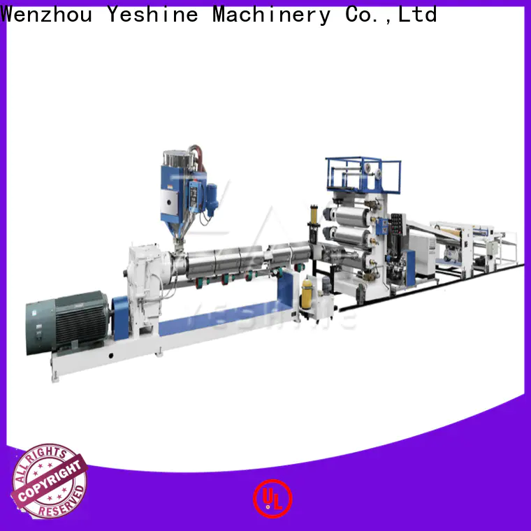 YESHINE Custom plastic sheet making machine Supply