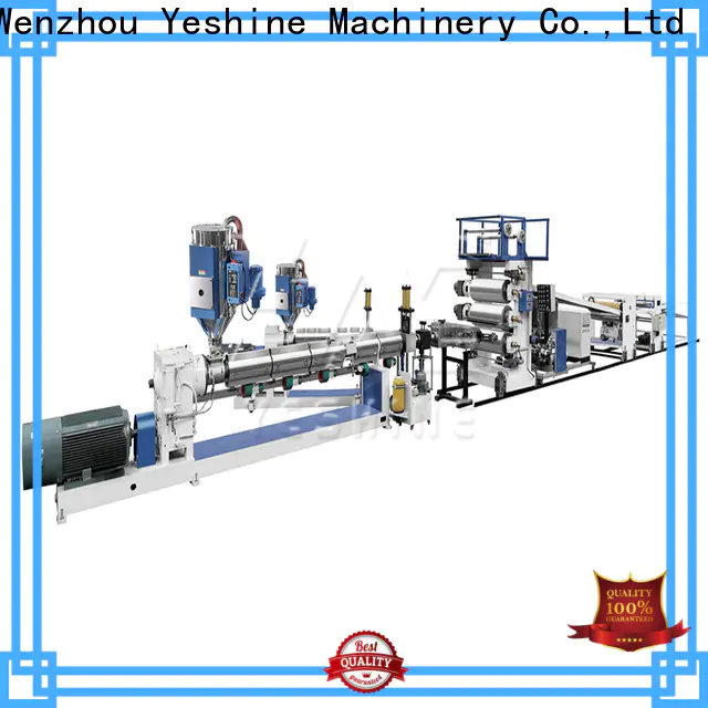 YESHINE plastic sheet extruder machine manufacturers