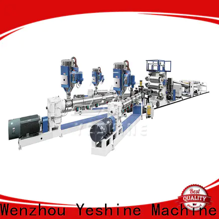 YESHINE plastic sheet machine manufacturers