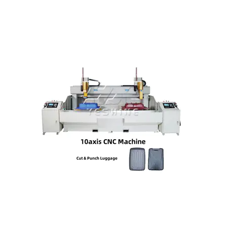 CNC (Robot machine) Cutting and Hole Puncher suitcase making machine