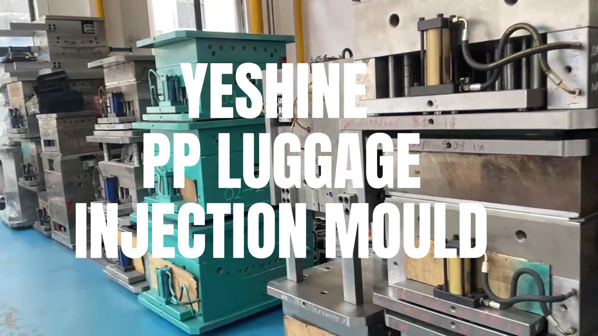 YESHINE PP Luggage injection mold factory is operating at full capacity