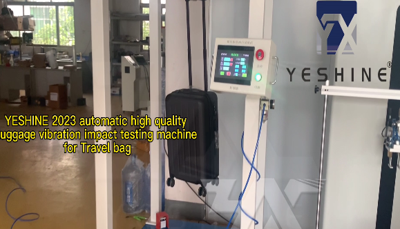 YESHINE 2023 automatic high qualityluggage vibration impact testing machinefor Travel bag